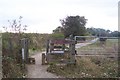 Gate on Crab and Winkle Way Cycle Path in CT2 9JA