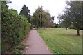 Footpath from Chaucer College to Hackington Hollow in CT2 7BL