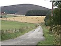 'Private Road' to Cairnhill in AB33 8JL