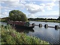 Weir on the River Trent in DE13 7AP