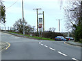 Road junction north of Llangefni in LL77 7LF
