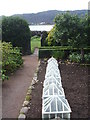 Victorian cloches in walled garden in IV22 2LF