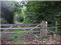 Gate & stile to footpath, Rudry Rd, Cardiff in CF14 0SN