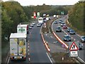 A46 Northbound from Hampton Road bridge near Warwick in CV35 8UR