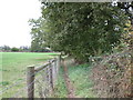 Three Castles Path to Firgrove Road in Eversley Cross