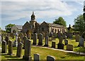 Graveyard at Newsham St. Anne's church in PR4 0LL