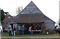 Wooden building at Hellens, Much Marcle in HR8 2LY