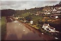 The River Tamar from Calstock viaduct, Cornwall and Devon in PL18 9QN