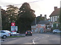 In the centre of Upavon, heading south on the A345 in SN9 6DY
