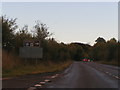 Approaching turning to Woodhenge on the A345 heading south in SP4 8BJ