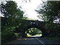 Railway Bridge over the A735 in Dunlop