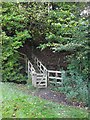 Footbridge below Park Village in Featherstone