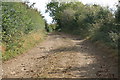 Bridleway over the old railway line in OX18 2QQ