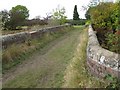 Farm track crosses the railway, Old Milverton in CV32 6RU