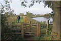 Footpath beside the River Trent, Hemington Fields in DE72 2HL