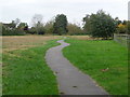 Gillingham: meandering path at Rolls Bridge in SP8 4DT
