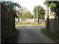 Path from Witley Station reaches Brook Road in GU8 5SA