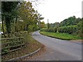 Minor road by Uffmoor Wood in B63 1ER