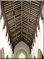 St Mary's church - archbraced nave roof with angels in NR9 5PL