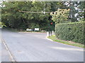 Approaching the junction of Brook Road and Bridewell Close in GU8 5SA