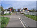 London Road crossing, Little London, Spalding, Lincs in PE11 2UD