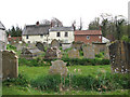 St Catherine's church - view across the churchyard in NR29 5NW