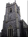The Church tower at Stratford St Mary in CO7 6LY
