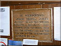 Commemorative Tablet Llanfihangel Rhos-y-Corn Church in SA32 7RP