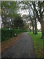 Footpath, Hove Recreation Ground in BN3 6PR