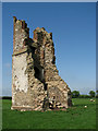 Remains of the ruined All Saints church at Godwick in PE32 2RJ