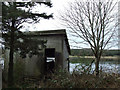Bird watching hide overlooking the Cefni reservoir in LL77 7RZ
