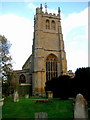 The tower of All Saints Church Martock in TA12 6EE