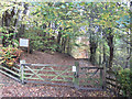 Entrance to Coed Y Deri in SY21 0QX