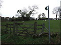 Footpath to North Cerney church in GL7 7DD