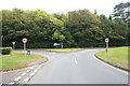 Junction on the edge of Watchfield in Shrivenham and Watchfield