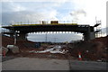 New bridge over the A876 from the north in FK10 4BH
