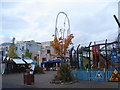 Thorpe Park - view towards "Stealth" in KT16 8PU