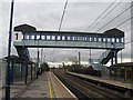 Footbridge, Adwick Le Street Railway Station in DN6 7AL