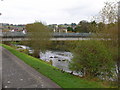 Footbridge over River Severn, Newtown in SY16 1YY
