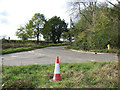 View across Grub Street / Shotesham Road junction in NR15 1YU