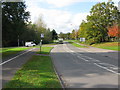 Looking W along Akers Way, the B4587 in Rodbourne Cheney Ward