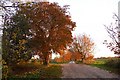 Footpath and track to Baldon Row in OX44 9NH