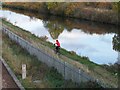 Towpath Cyclist, Parkgate, Rotherham in S60 1TU
