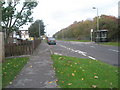 Looking northwards up Swanmore Road in PO9 4JX