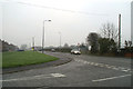 Junction of Riding Lane with the A58, Liverpool - Bolton road in WN4 8YG