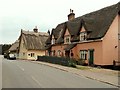 Thatched cottages at Lamb Corner, Essex in CO7 6EG