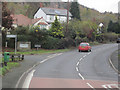 Road into England at Llanymynech in SY22 6JY