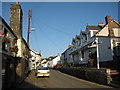 Road through the village of Hartland in EX39 6AB