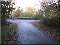T-junction at Pound Common Kirdford in RH14 0NJ