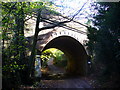 Mill Lane Railway Bridge in Enton Green